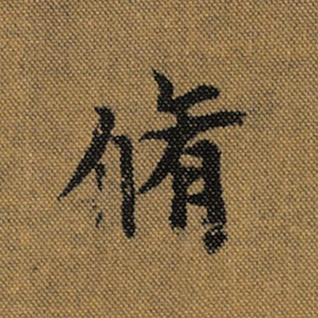 字：修 书法家：王羲之 作品：《兰亭序》褚遂良临