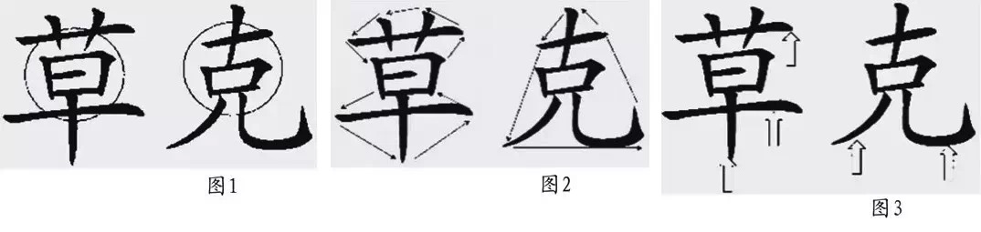 楷书结构，可以用六字..